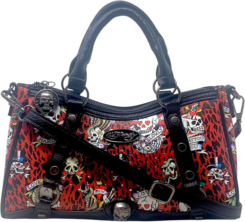 ED HARDY Women's Small Hazel Satchel Bag | Amazon (US)