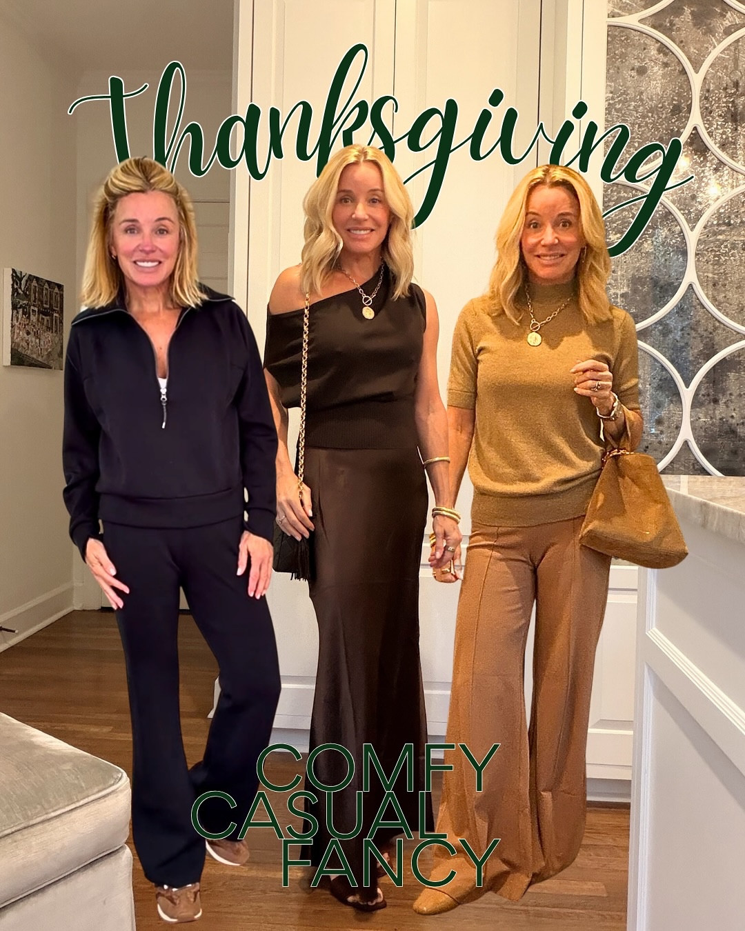 Thanksgiving ♡♡♡ 

Will you be dressing comfy, casual, or fancy this year?👇🏼 Here are some inspo outfits that you can even wear all fall and winter  

.
.
.
#thanksgivingoutfit #thanksgivingweekend #falloutfits #midlifefashion