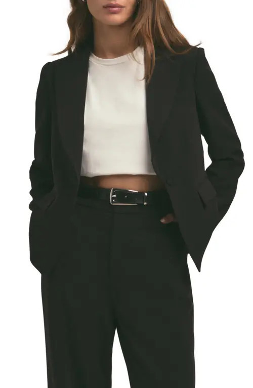 Favorite Daughter The Short Favorite Blazer in Black at Nordstrom, Size Small | Nordstrom