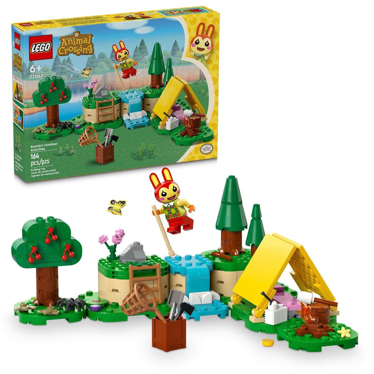 LEGO Animal Crossing Bunnie’s Outdoor Activities Video Game Toy 77047 | Target