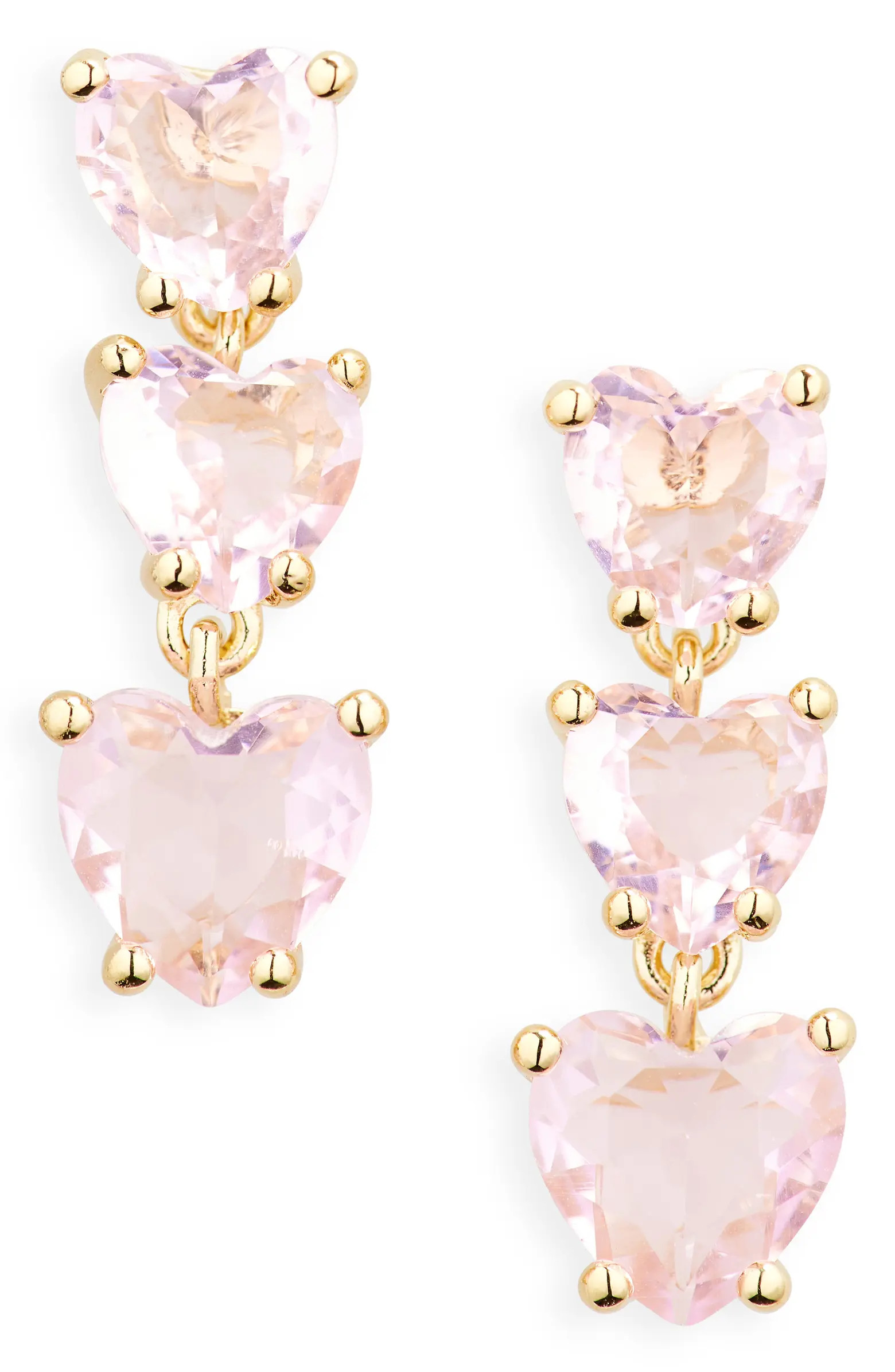 Nadri Small Heart Linear Earrings | Nordstromrack | Nordstrom Rack