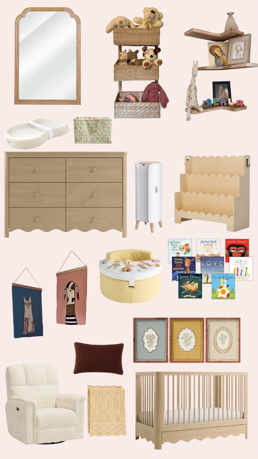 Gender Neutral Nursery decor inspo🍼🩷

#LTKmomlife #LTKHome #LTKBaby