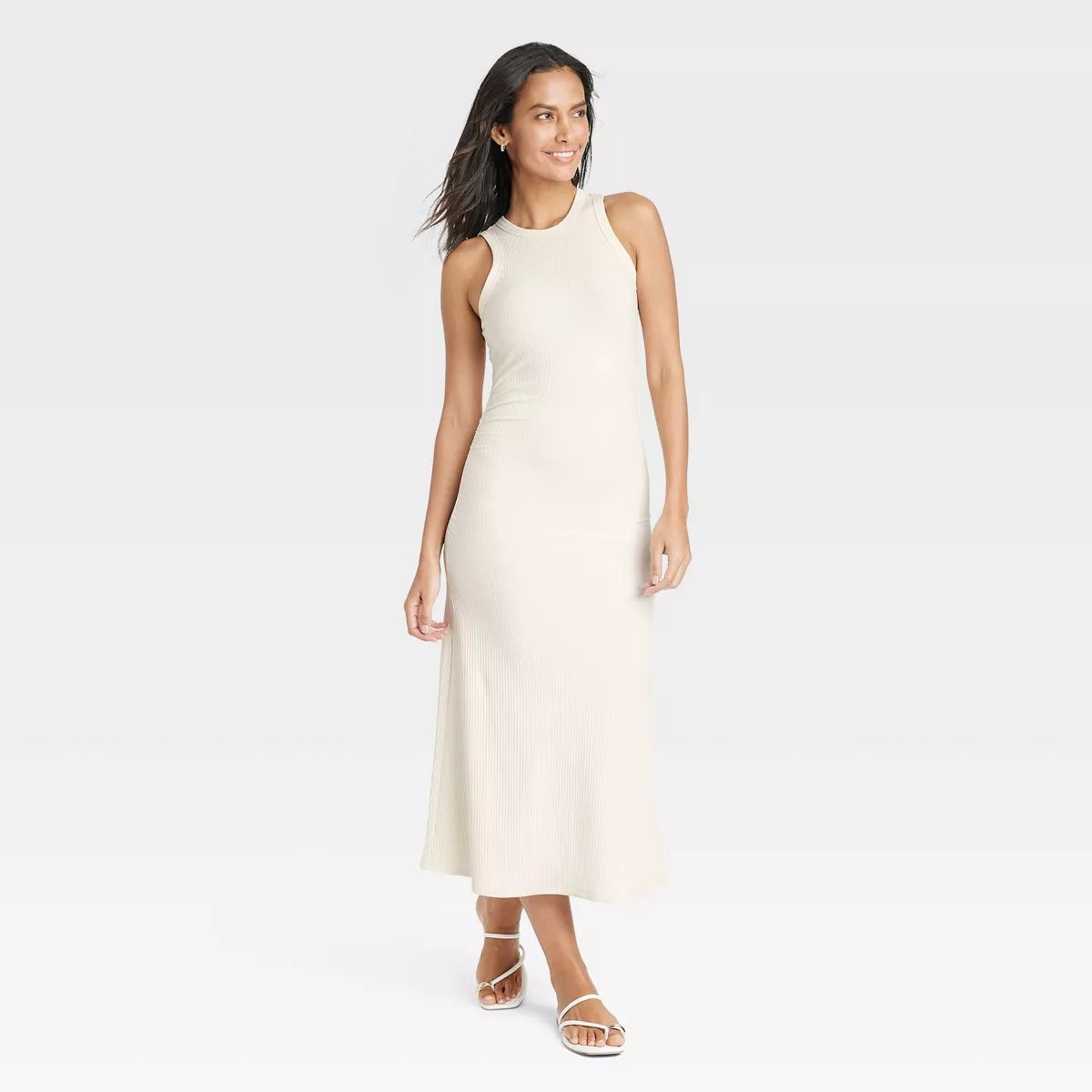 Women's Rib Knit Midi Bodycon Dress - A New Day™ | Target