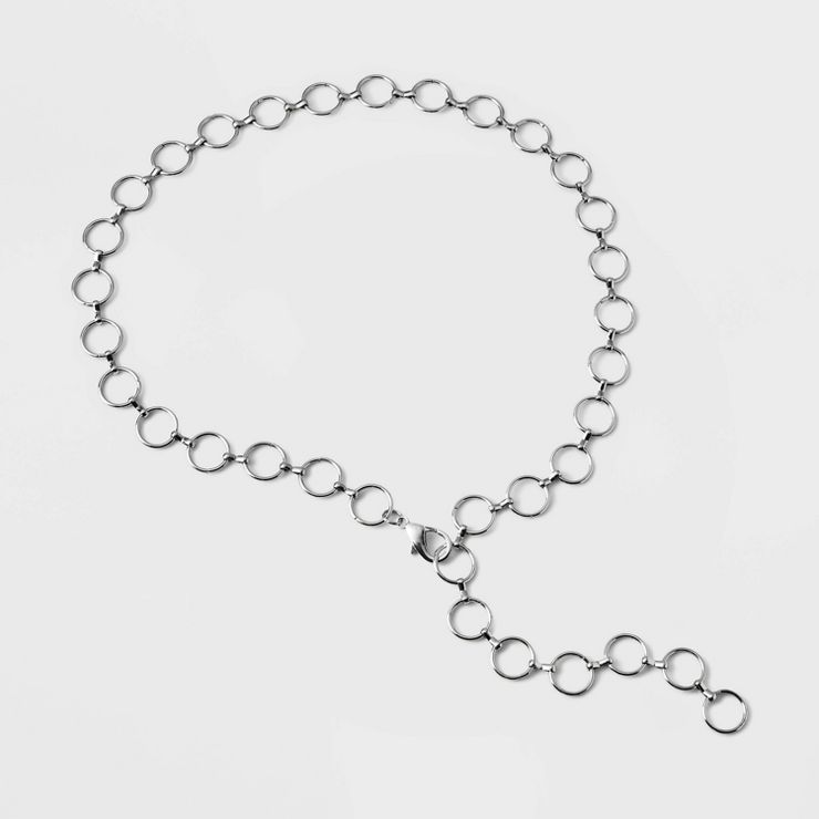 Girls' Chain Belt - art class™ Silver | Target