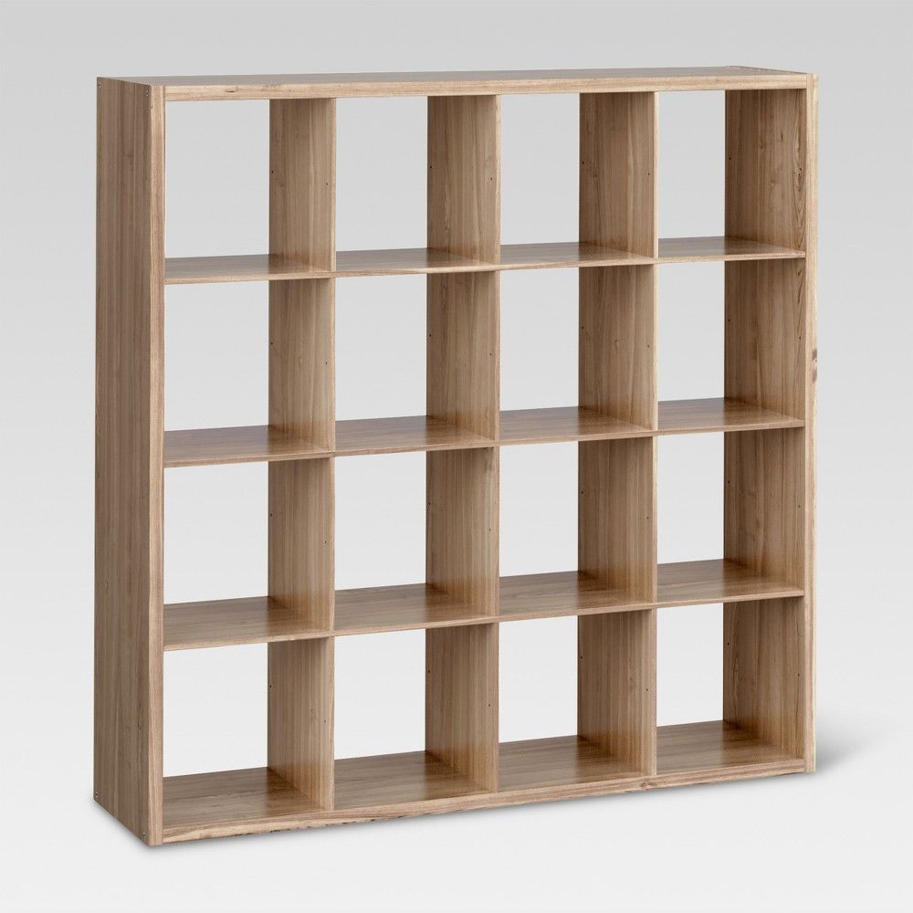 13"" 16 Cube Organizer Shelf Weathered Gray - Threshold | Target