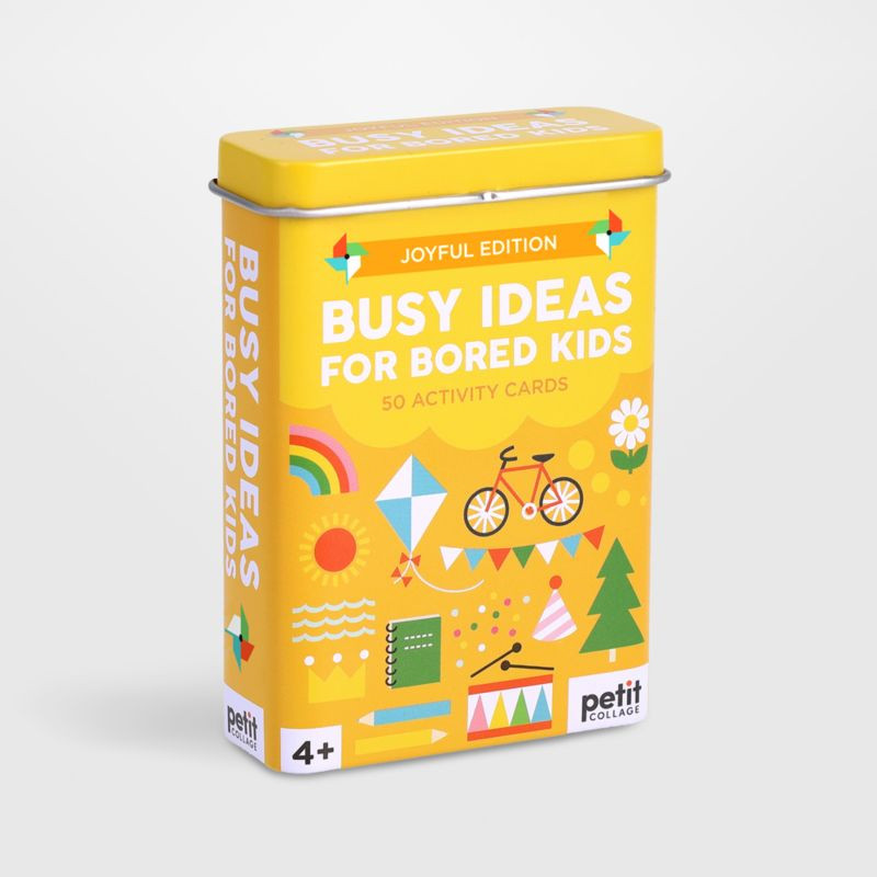 Busy Ideas for Bored Kids Joyful Edition Activity Card Box | Crate & Kids | Crate & Barrel