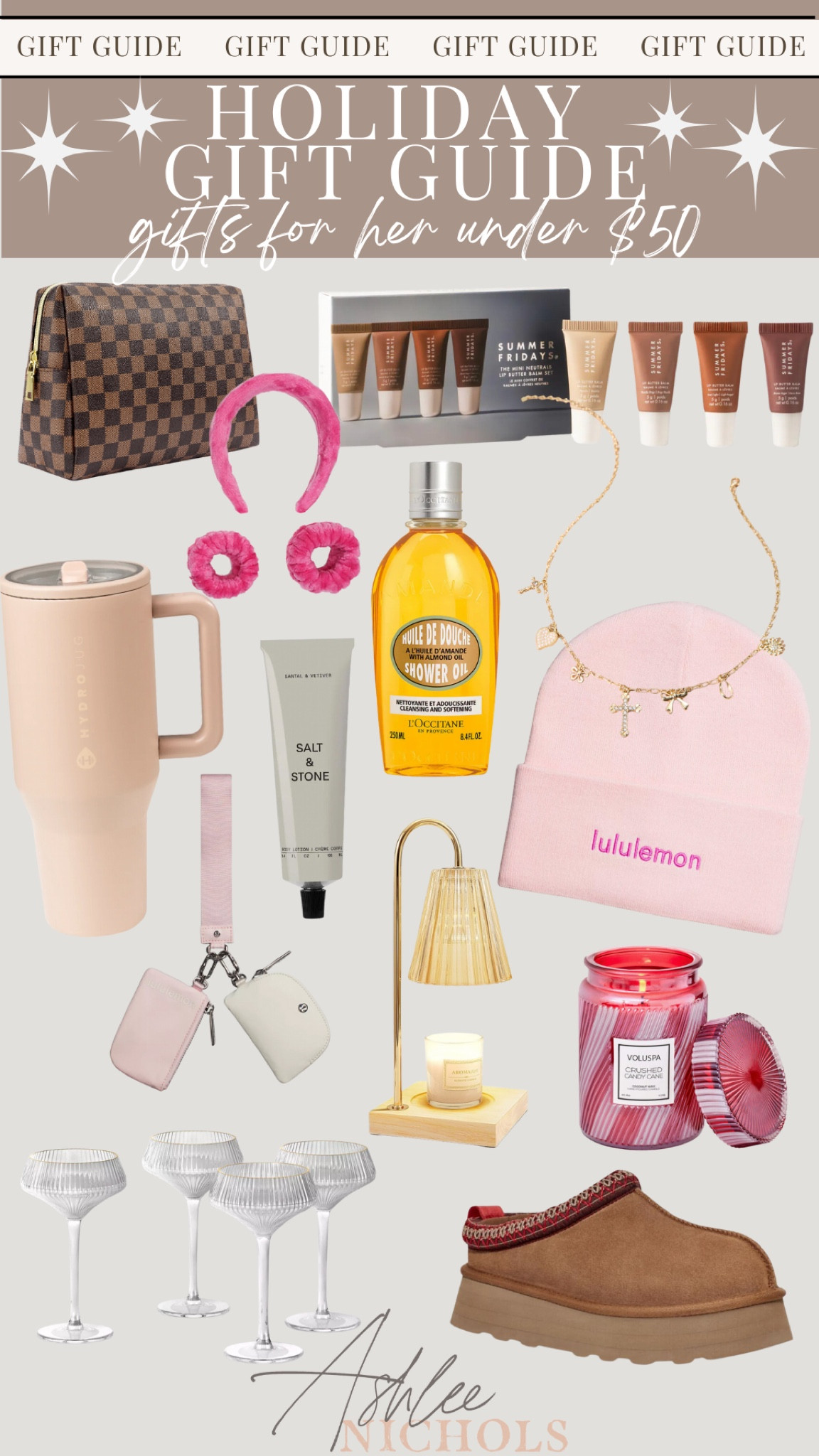 Holiday gift guide for her ✨ Under $50


Gifts for her, stocking stuffer, beauty gifts, Sephora sale, holiday candle, checkered makeup bag, gift guide

#LTKHoliday #LTKSeasonal #LTKGiftGuide