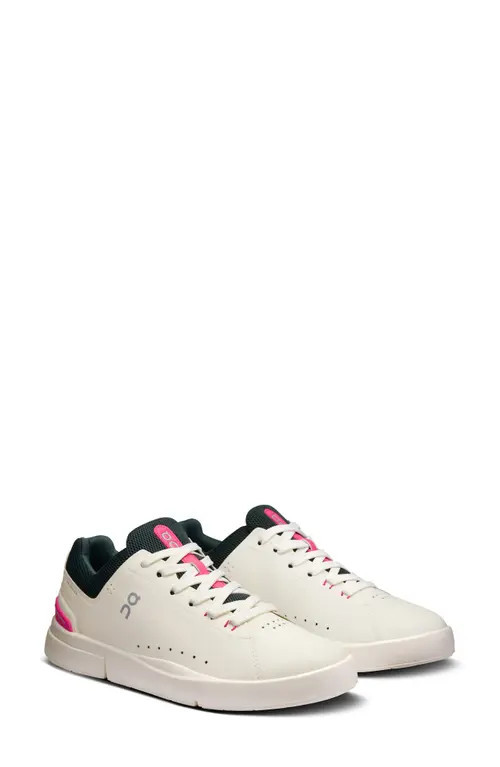 On THE ROGER Advantage Tennis Sneaker in Ivory/Pink at Nordstrom, Size 11 | Nordstrom