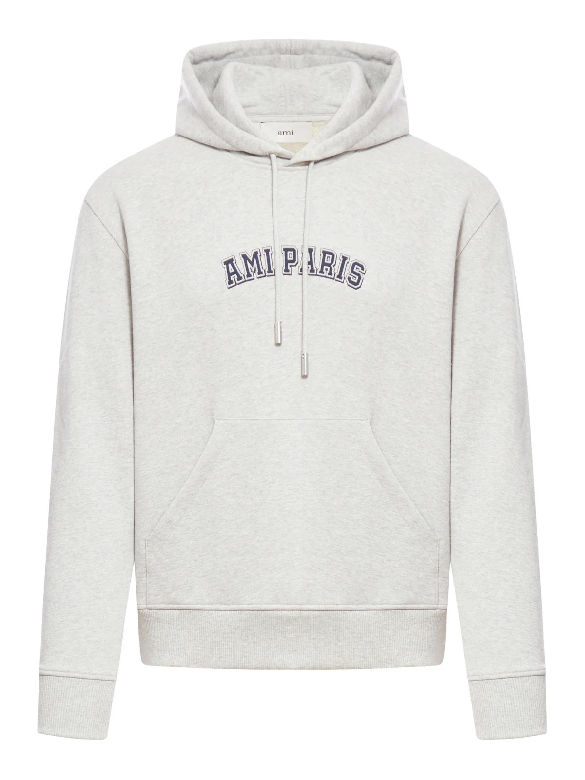 AMI Paris Logo-Printed Drawstring Hoodie | Cettire Global