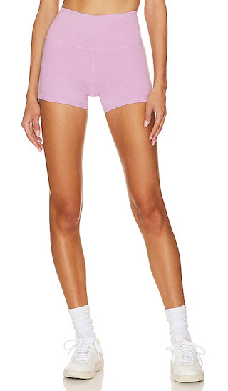Loungewell Camino 4 Inch Bike Short in Violet Tulle Heather | Revolve Clothing (Global)