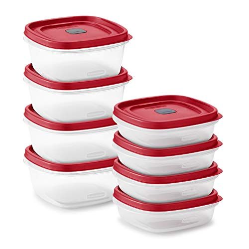 Rubbermaid 16-Piece Food Storage Containers with Lids and Steam Vents, Microwave and Dishwasher S... | Amazon (US)