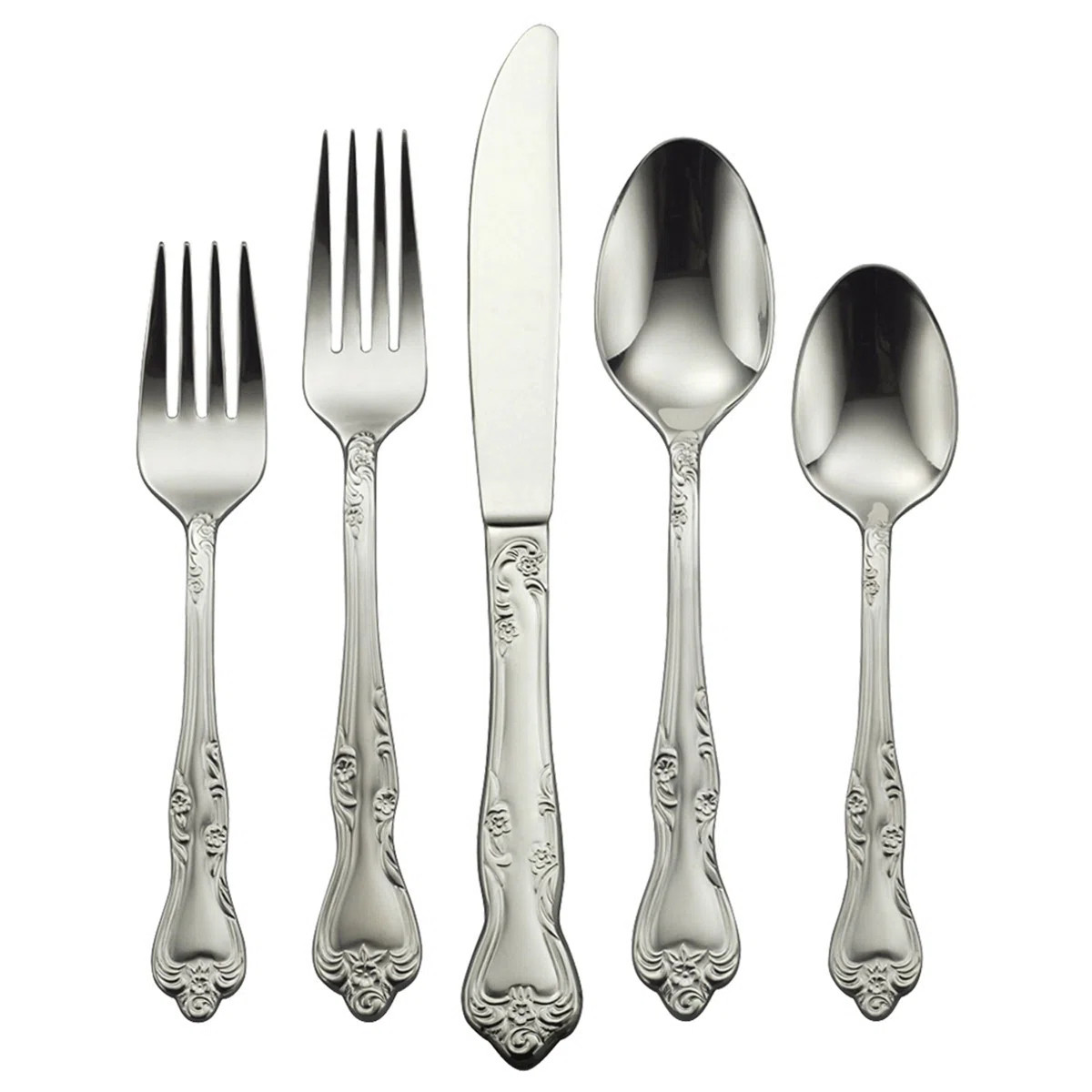 Oneida Azalea 45 Piece Everyday Flatware Set, Service For 8 | Wayfair North America