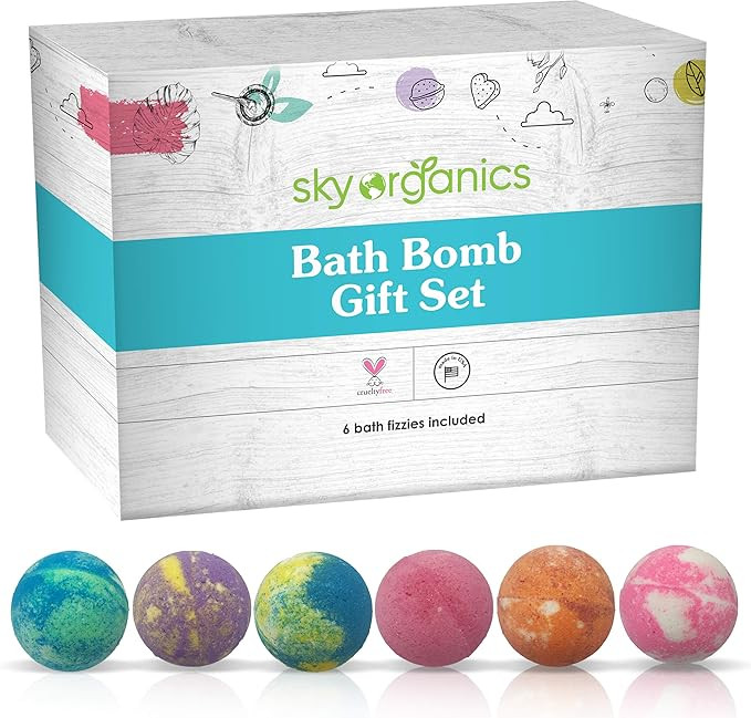 Bath Bombs Gift Set, 6 x 5 Oz Huge Bath Bombs Kit, Best for Aromatherapy, Relaxation, Moisturizin... | Amazon (US)