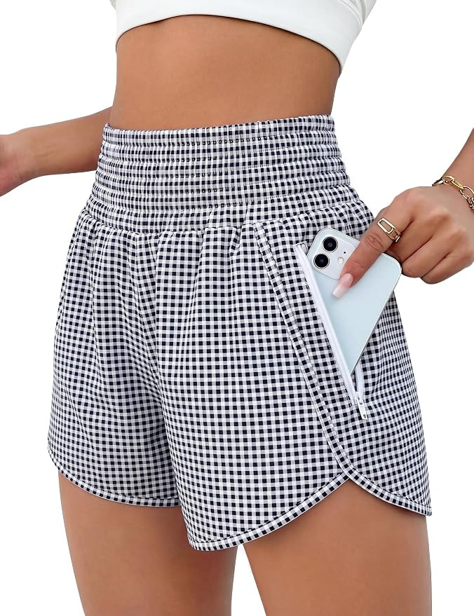 BMJL 2.5" Athletic Shorts for Women Comfy High Waisted Short with Pocket | Amazon (US)
