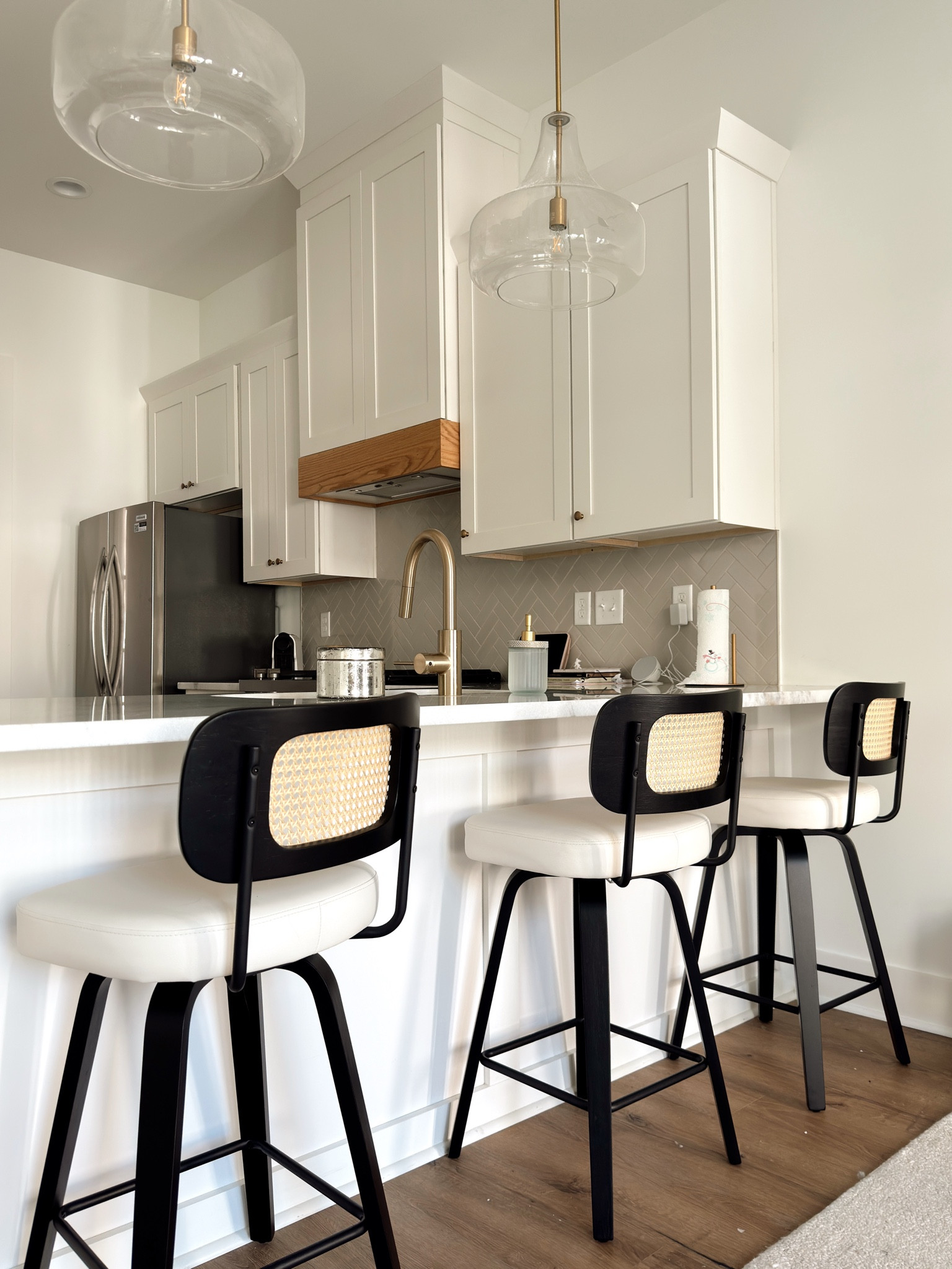 my barstools & kitchen things-the cushions on them are so comfortable i absolutely love these and everything i got for my kitchen 

#LTKHome