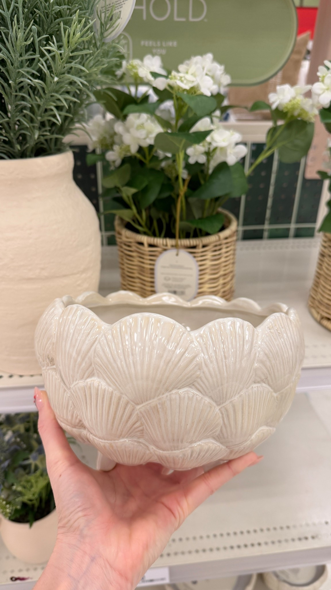 Clam shell planter - New Coastal Outdoor Finds at Target

#LTKMothersDay #LTKSeasonal #LTKHome