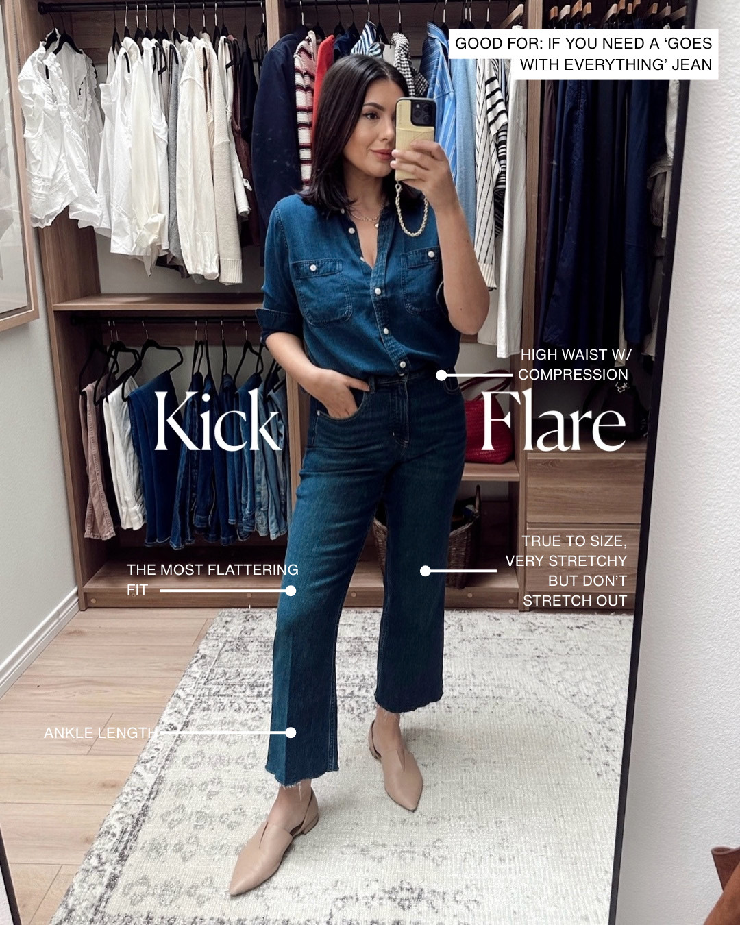 Some of my favorite @spanx denim! 20% off today and tomorrow through the app! 

 