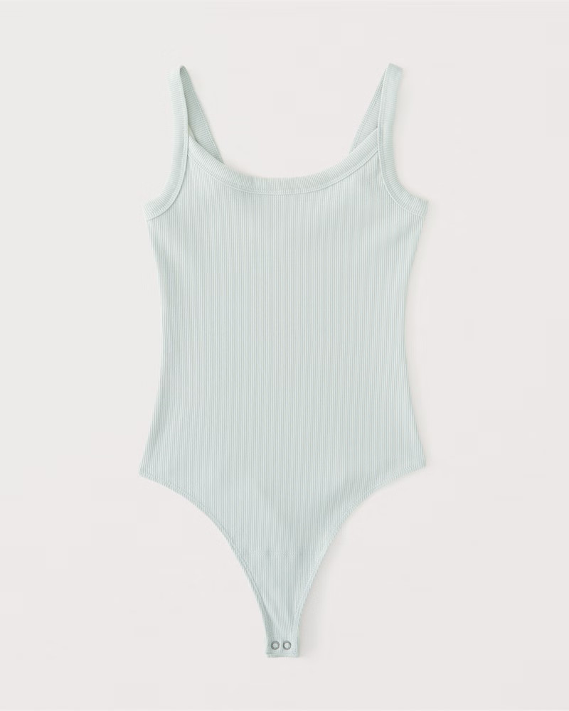 90s Ribbed Tank Bodysuit | Abercrombie & Fitch (US)