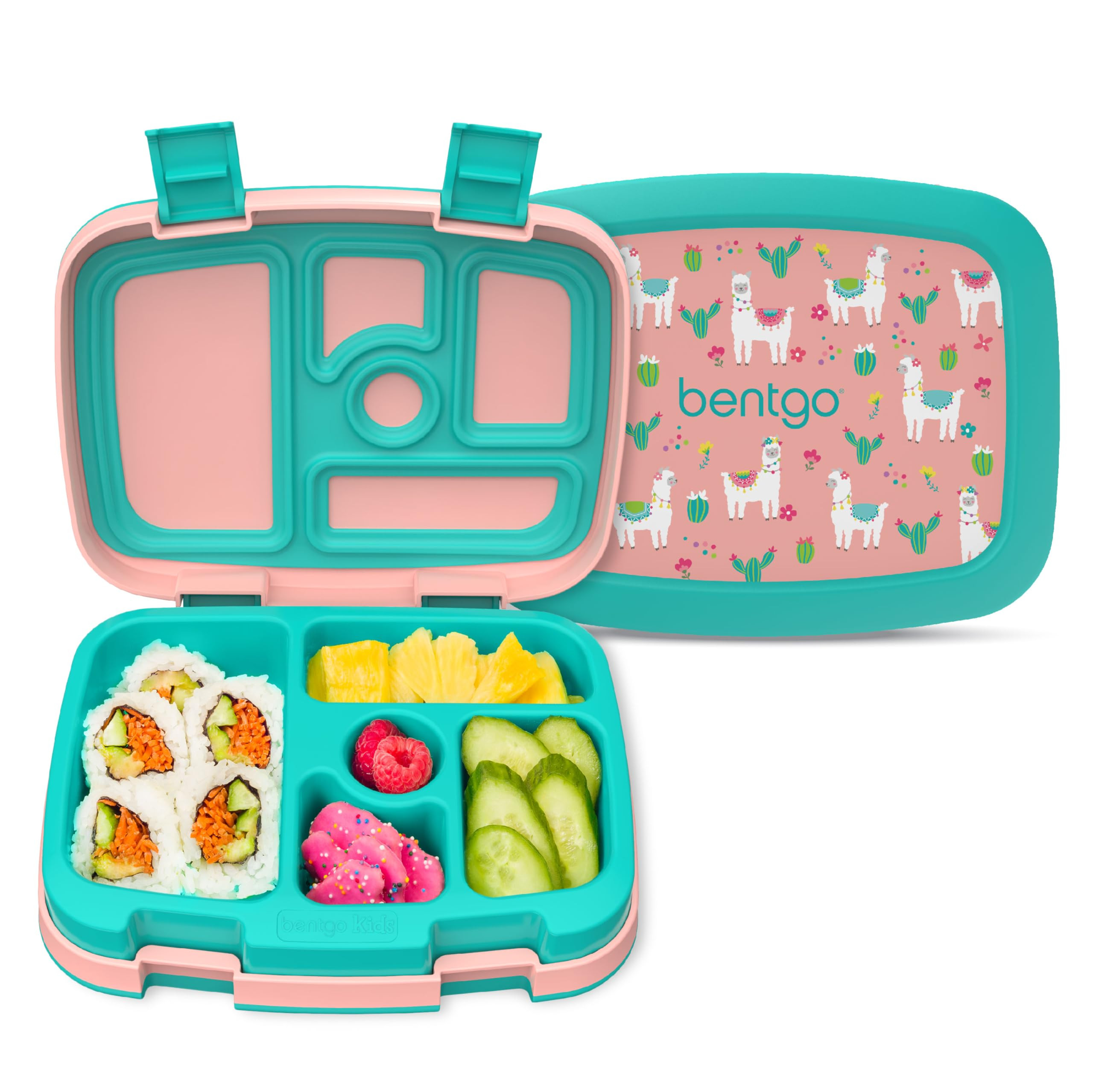Bentgo Kids Prints Leak-Proof, 5-Compartment Bento-Style Kids Lunch Box - Ideal Portion Sizes for... | Amazon (US)