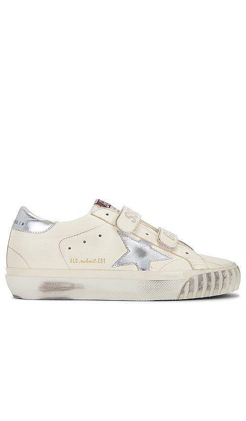 Old School Sneaker in White Ecru & Silver | Revolve Clothing (Global)