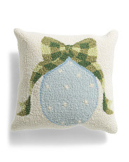 16x16 Hooked Easter Egg Bow Pillow | Throw Pillows | Marshalls | Marshalls