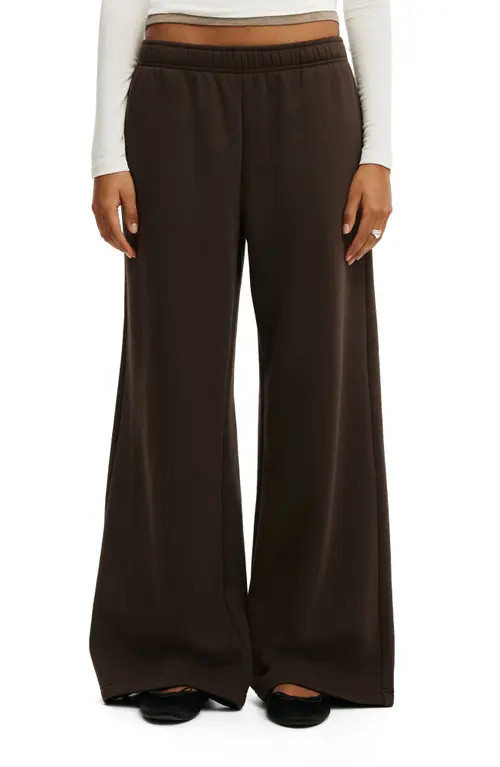 Cottonon Women's Baggy Sweatpant in Dark Oak at Nordstrom, Size Small | Nordstrom