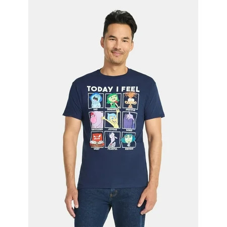 Inside Out 2 Men s and Big Men s Today I Feel Graphic Tee Sizes S-3XL | Walmart (US)