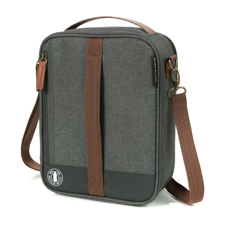 Arctic Zone Heathered Eco Expandable Upright Reusable Lunch Box with Thermal Insulation, Gray | Walmart (US)