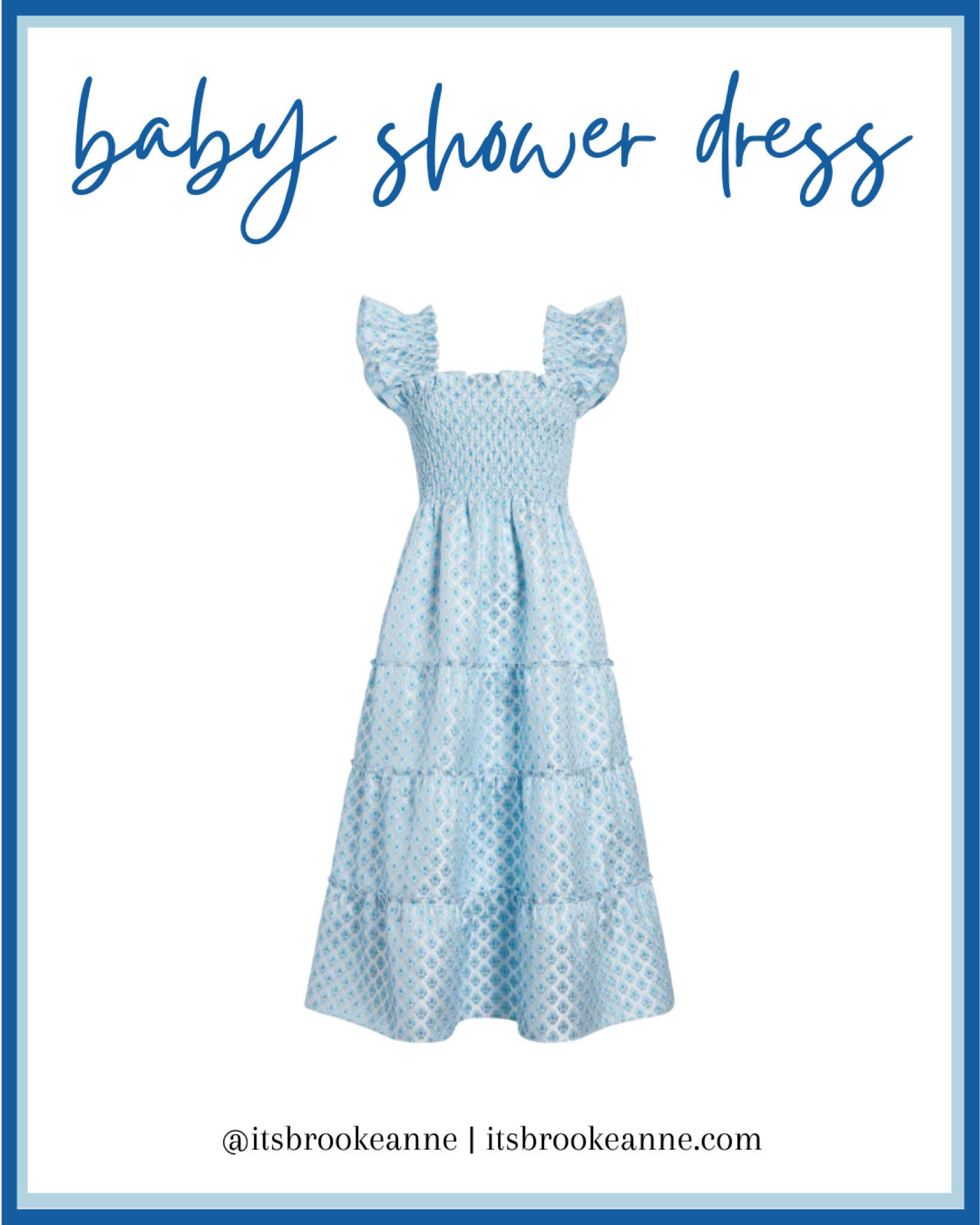 Baby boy shower / baby shower / baby boy / baby shower dress / baby blue dress / blue dress / spring dress / winter dress / hill house / classy dress 