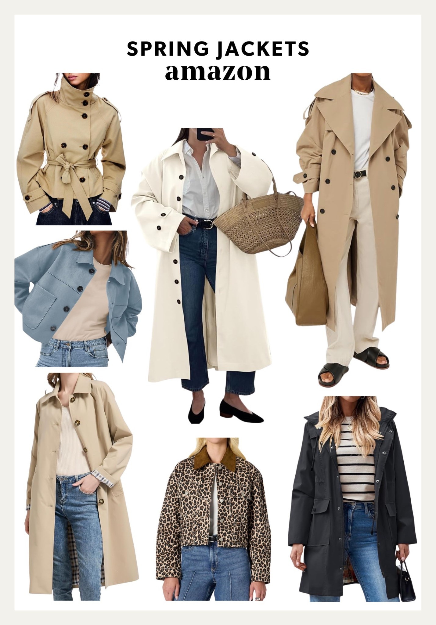 Spring jackets all under $70 from Amazon

#LTKOver40