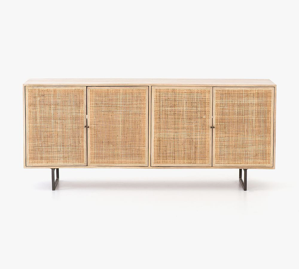 Dolores Cane Console Table | Pottery Barn (US)