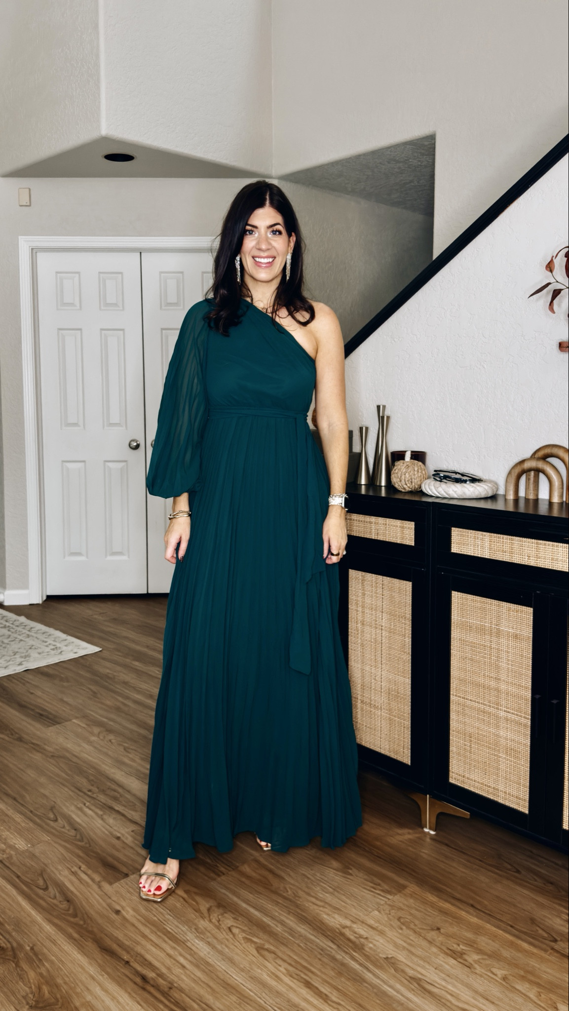 Fall wedding guest dresses under $100
In a medium in the one shoulder pleated wedding guest dress 

#LTKFindsUnder100 #LTKWedding #LTKMidsize