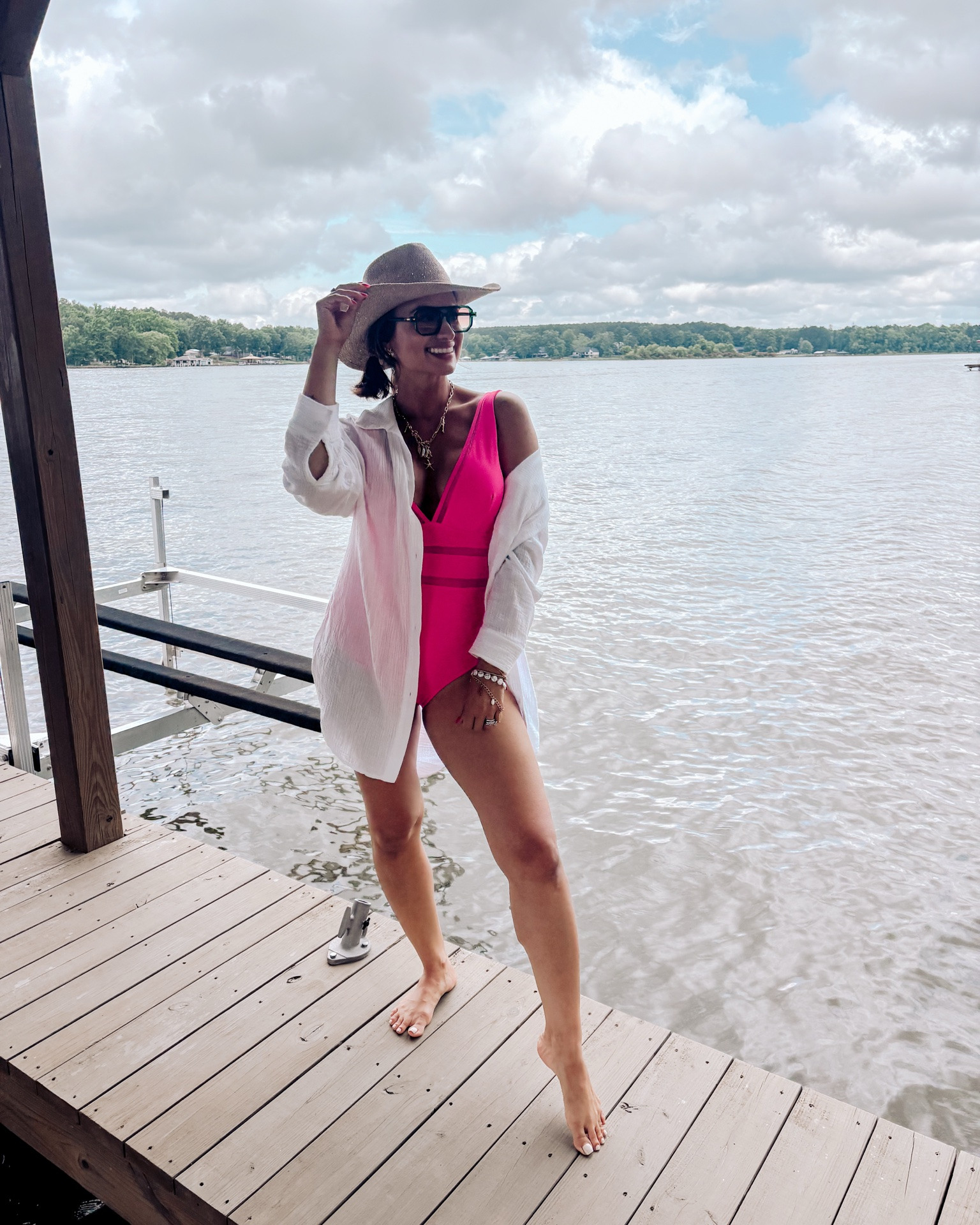 Lake, pool, beach, vacation outfits and swimwear! Wearing styles from Amazon, @Target, @Alo Yoga, and @Aerie!

#LTKSwim #LTKootd #LTKSeasonal