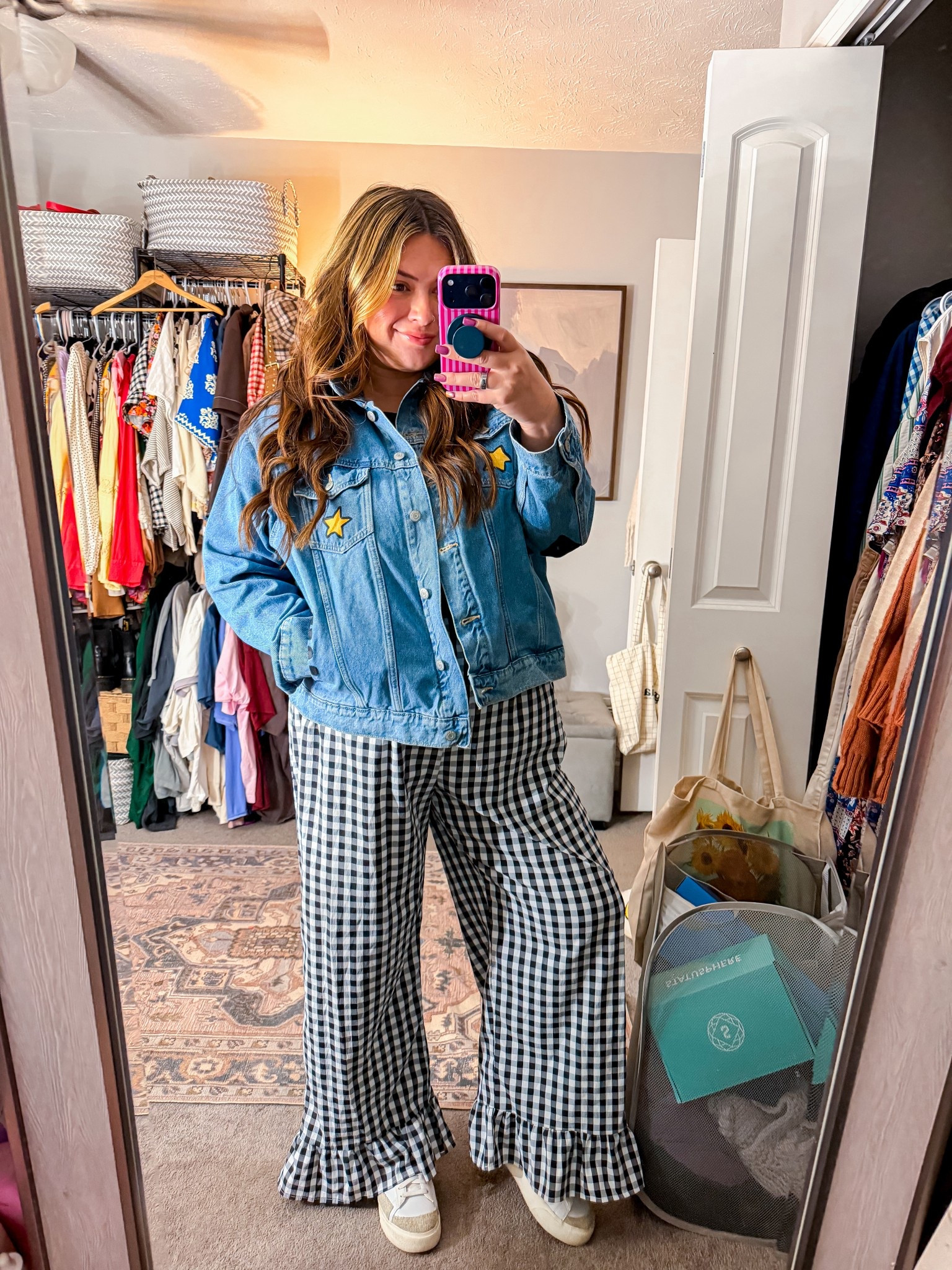 Plaid pants with ruffles size xxl 

#LTKPlusSize #LTKMidsize