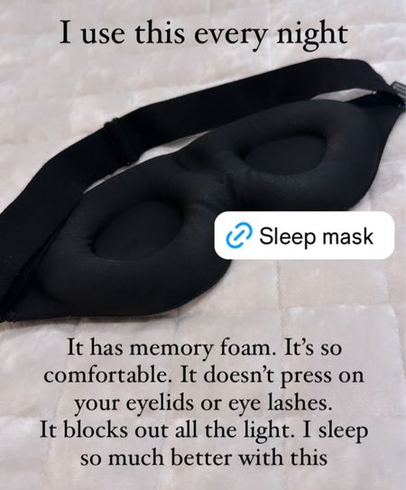 This sleep mask works so well 


#LTKHome #LTKOver40 #LTKTravel