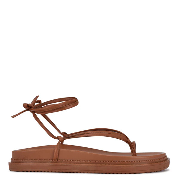Sarest Ankle Wrap Flat Sandals | Nine West (US)