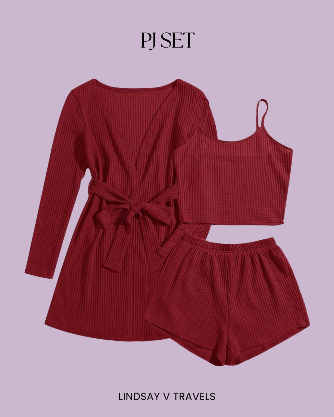 Wine night ready 🍷❤️ Cozying up never looked better than in this burgundy rib knit set. 

 #LTKSeasonal #LTKFindsUnder50 #LTKFindsUnder100