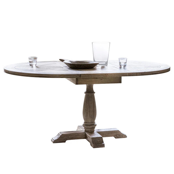 Gallery Direct Mustique 4-6 Seater Round Extending Dining Table | Olivia's.com | Olivia's