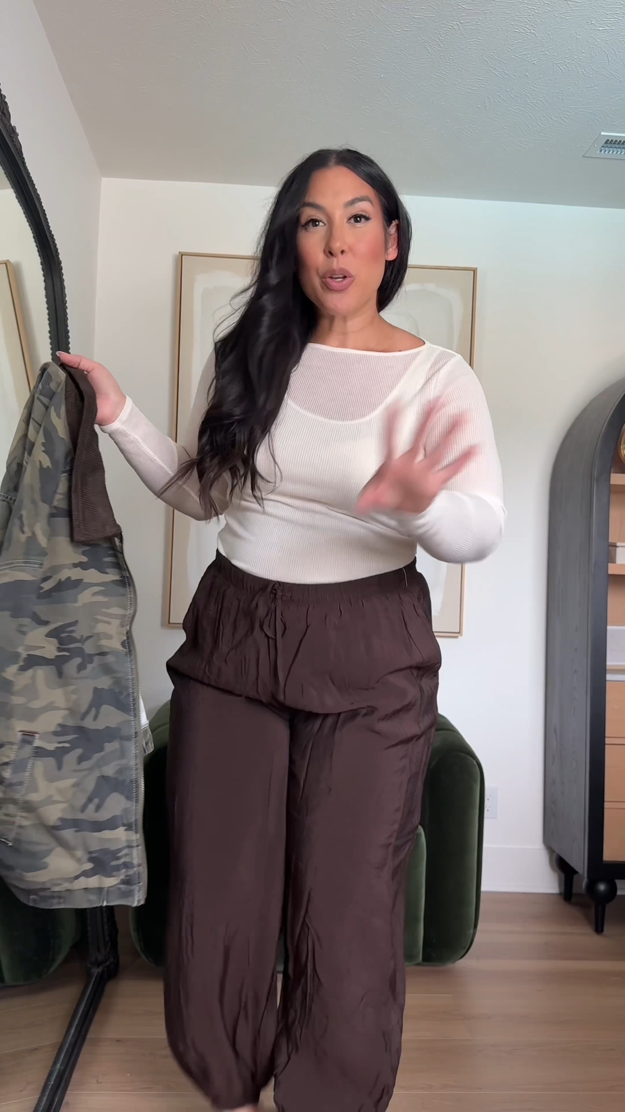 This camo jacket is one of my favorite fall pieces! Wearing an XL. Midsize fashion, fall fashion, fall #LTKootd 

 #LTKootd #LTKMidsize