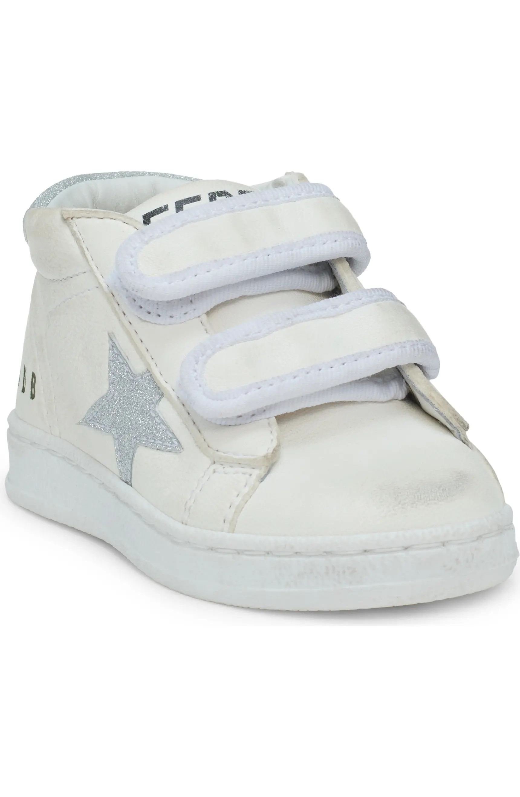 Golden Goose June Glitter Star Mid Top Sneaker | Nordstrom | Nordstrom