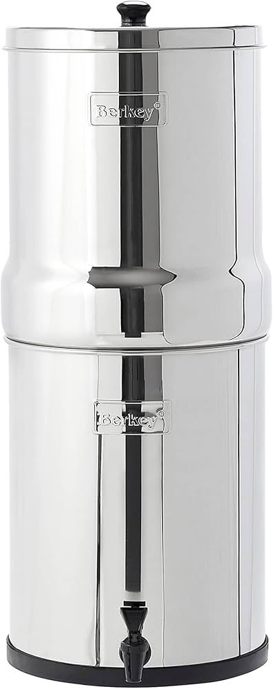 Royal Berkey Gravity-Fed Stainless Steel Countertop Water Filter System 3.25 Gallon with 2 Authen... | Amazon (US)