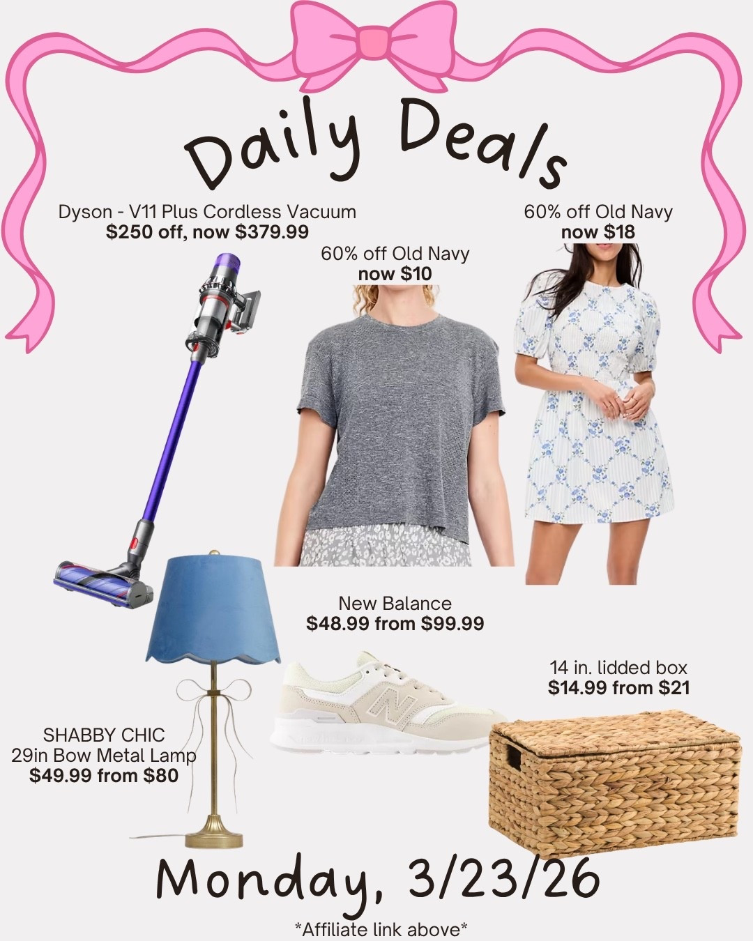 Daily deals 

#LTKHome #LTKMidsize #LTKSaleAlert