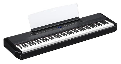 Yamaha P525 Digital Piano with 88 Weighted Wooden Keys, Black (P525B) | Amazon (US)