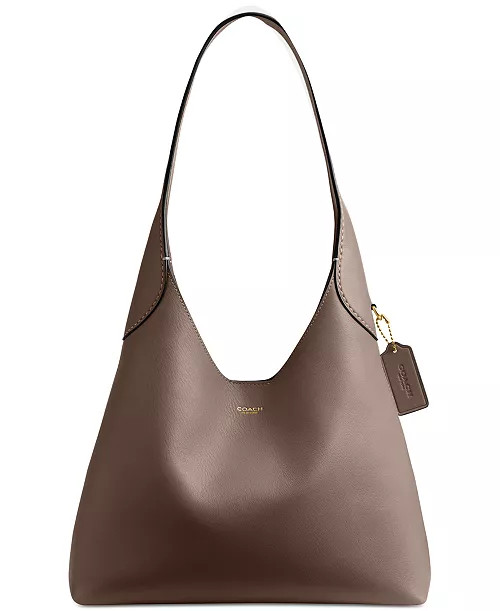 COACH Brooklyn 28 Medium Leather Shoulder Bag - Macy's | Macy's