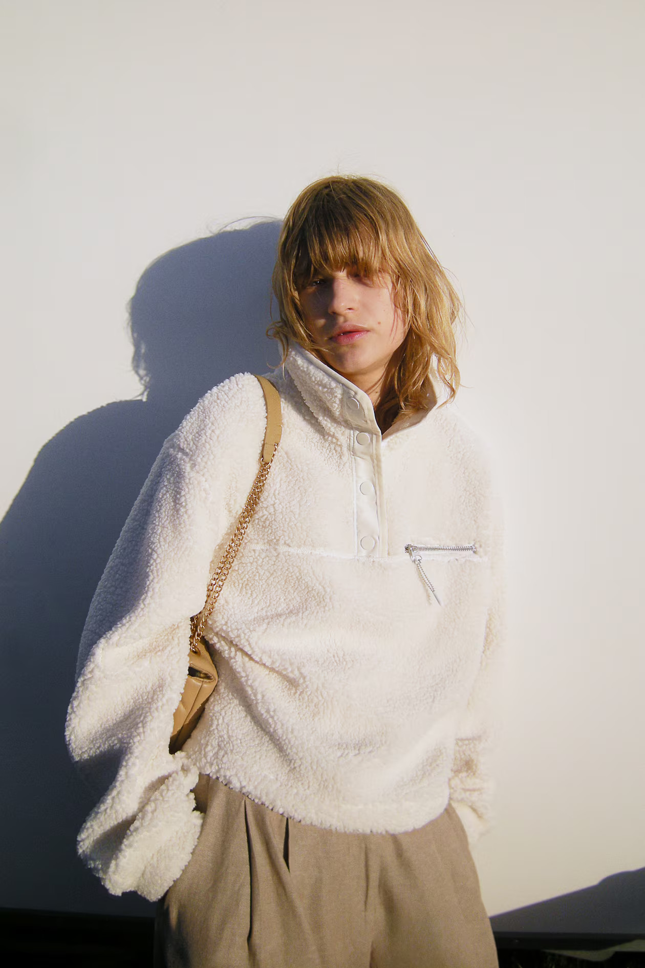 Teddy popover jacket | H&M (UK, MY, IN, SG, PH, TW, HK)