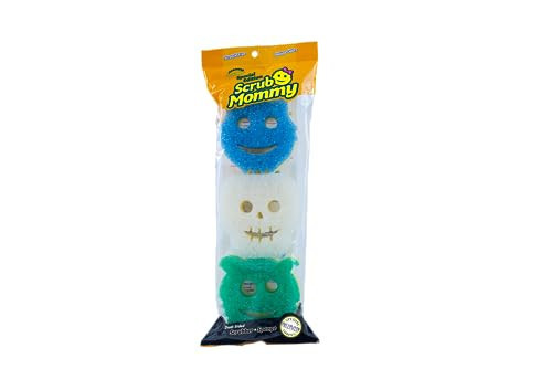 Scrub Daddy Scrub Mommy Special Edition Halloween - Scratch-Free Multipurpose Dish Sponge - BPA Free & Made with Polymer Foam - Stain & Odor Resistant Kitchen Sponge (3ct) | Amazon (US)