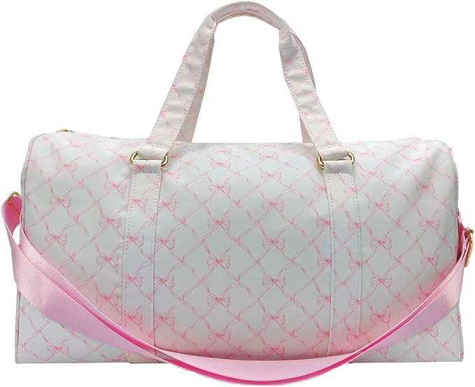 Travel Duffel Bag Nylon Weekender Bags Carry On Luggage Waterproof Sports Tote Gym Dance Bag Over... | Amazon (US)