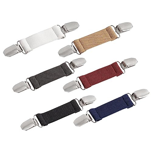 6 Pieces Dress Clips Back Cinch Set,5.5inch Scarf ,Sweater ,Clothes ,Shawl ,Retro Cardigan Collar... | Amazon (US)