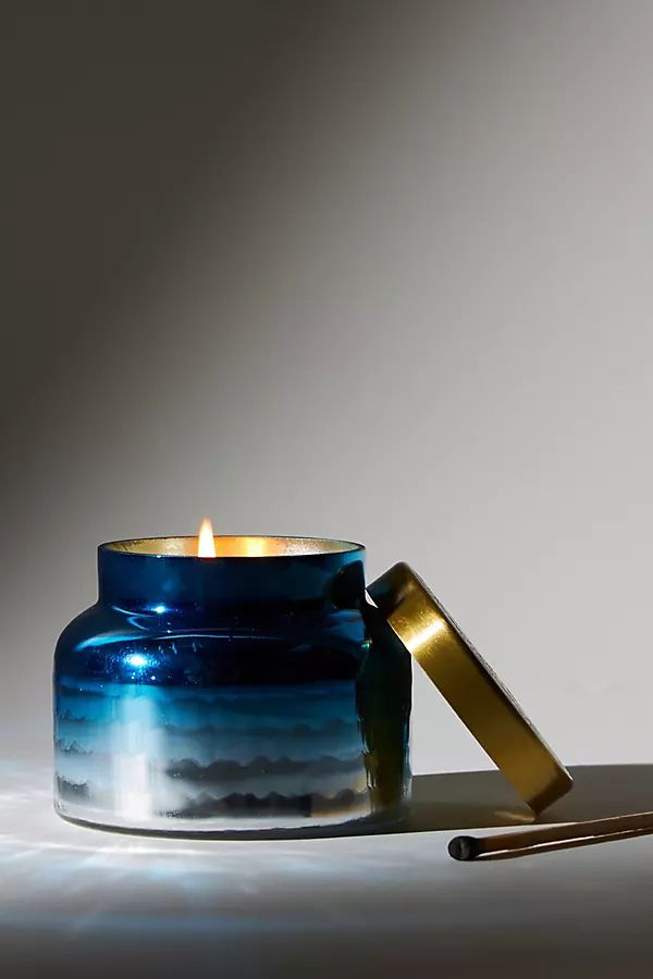 Mini Capri Blue Jar Candle By Capri Blue in Blue | Anthropologie (US)