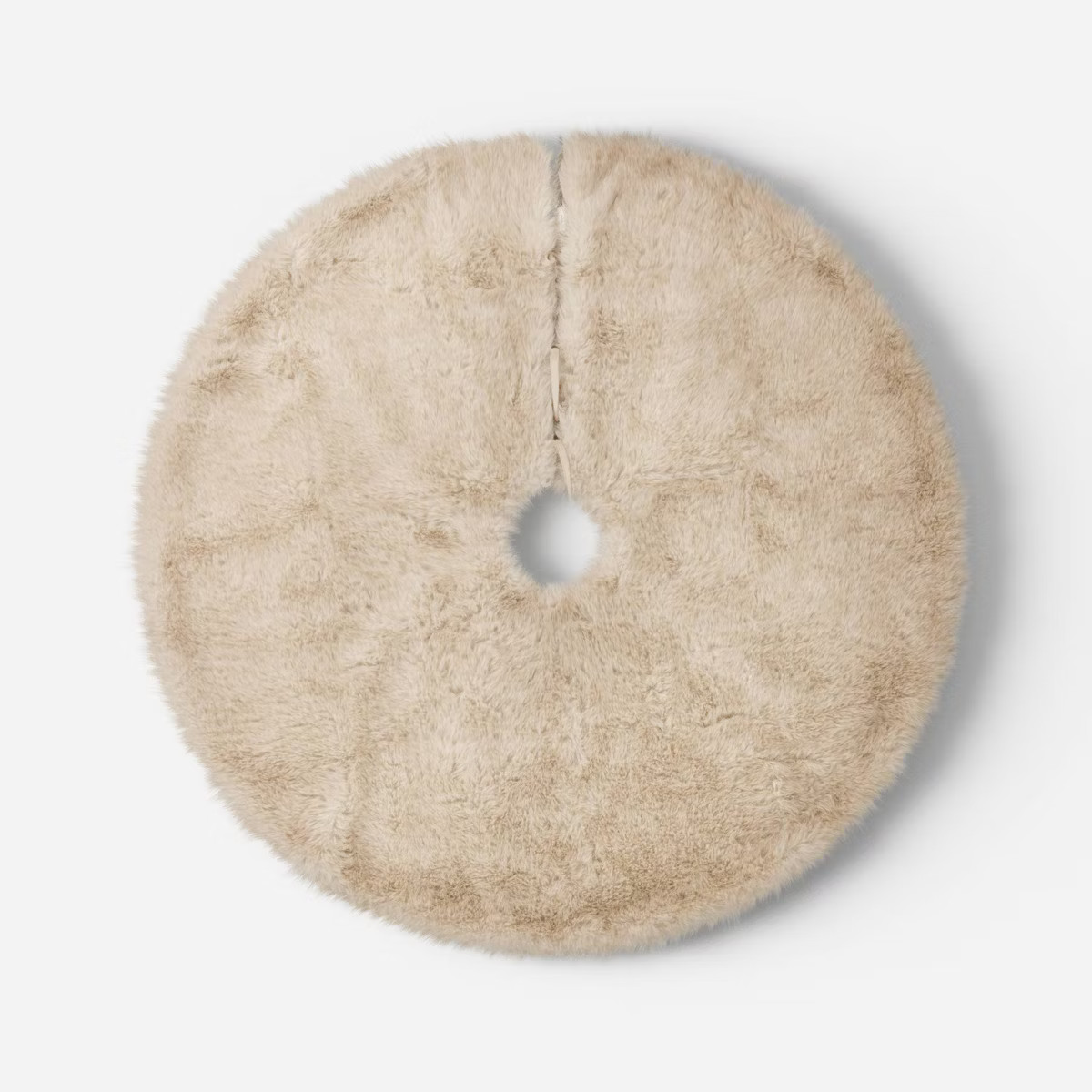 Faux Fur Christmas Tree Skirt Ivory - Threshold™ | Target